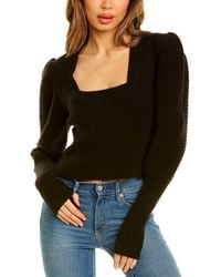 Beulah - Wool-blend Square Neck Sweater - Lyst