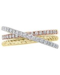 Effy Fine Jewelry - 14K Rose 0.61 Ct. Tw. Diamond Ring - Lyst