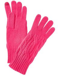 Hannah Rose - Wide Cable Cashmere Gloves - Lyst