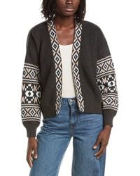 Isla - Thea Aztec Edge To Edge Cardigan - Lyst