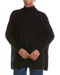 Joseph A - Turtleneck Pullover Poncho - Lyst