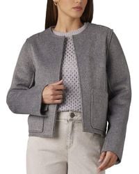 Wit & Wisdom - Wool-Blend Crop Coat - Lyst