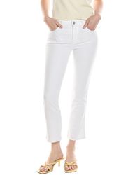 7 For All Mankind - Kimmie White Straight Jean - Lyst