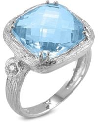 Reiss - Color Collection 14K 6.78 Ct. Tw. Diamond & Topaz Ring - Lyst