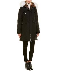 Nicole Benisti Madison Leather-trim Down Parka - Black