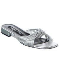 Sergio Rossi - Akida Leather Sandal - Lyst