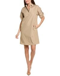 Lafayette 148 New York - Tab Sleeve Popover Dress - Lyst