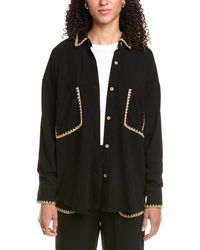 Vintage Havana - Linen-Blend Shirt - Lyst