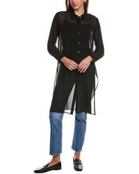 Eileen Fisher - Petite Classic Collar Shirt - Lyst