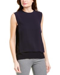 Max Mara Silk Top - Blue