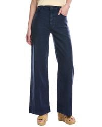 Hudson Jeans - Jodie High-Rise Loose Fit Linen-Blend Mood Wide Leg Jean - Lyst