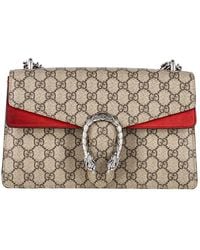 Gucci - Red Sheep Leather Medium Dionysus GG Shoulder Bag (authentic Pre-loved) - Lyst