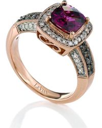 Le Vian 14k Strawberry Gold 2.03 Ct. Tw. Diamond & Rhodolite Ring - Pink