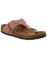 Birkenstock - Gizeh Big Buckle Leather Sandal - Lyst