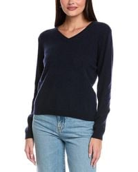 Brodie Cashmere - Classic V-Neck Cashmere Sweater - Lyst