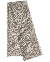 Brunello Cucinelli - Silk-Blend Scarf - Lyst