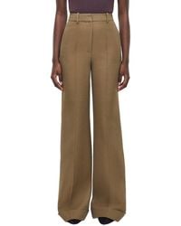 Adam Lippes - Deeda Wool & Silk-Blend Pant - Lyst