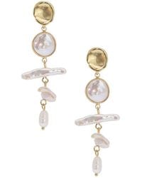 Saachi - Baroque Drop Earrings - Lyst