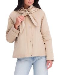 Kensie - Luxe Satin Jacket - Lyst