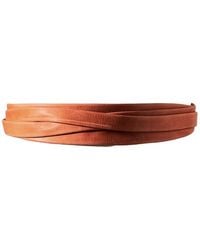 Ada - Midi Wrap Leather Belt - Lyst