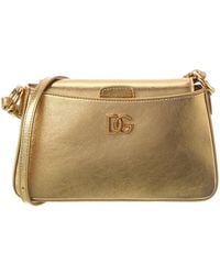 Dolce & Gabbana - Laminated Leather Phone Bag - Lyst