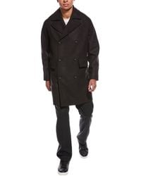 Officine Generale - Malone Houndstooth Wool Coat - Lyst