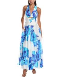 Nicholas - Silk-blend Maxi Dress - Lyst