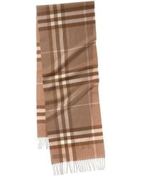 Burberry - Classic Check Cashmere Scarf - Lyst