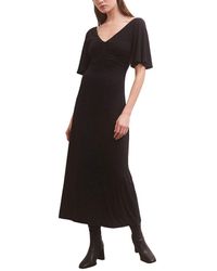 Z Supply - Kara Flutter Sleeve Midi Dress - Lyst