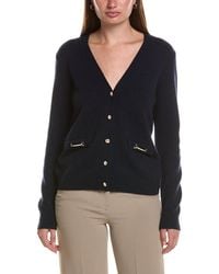 Bruno Magli - Wool & Cashmere-blend V-neck Cardigan - Lyst
