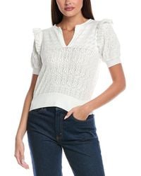Isla - Kizzy Pointelle Sweater - Lyst