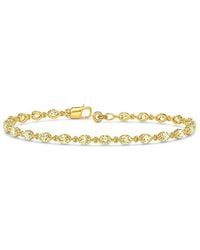 Lab Grown Diamonds - 14K 3.22 Ct. Tw. Lab-Grown Diamond Tennis Bracelet - Lyst