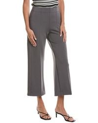 Tahari - Cropped Wide Leg Pant - Lyst