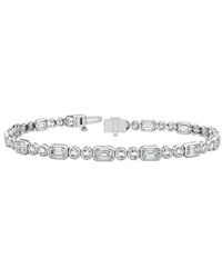 Lab Grown Diamonds - 14K 5.64 Ct. Tw. Lab-Grown Diamond Tennis Bracelet - Lyst
