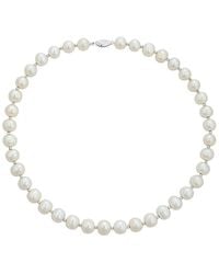 Belpearl - Silver 10-11mm Freshwater Pearl Necklace - Lyst