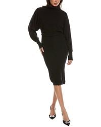 Reiss - Winslet Roll Neck Knitted Wool & Cashmere-blend Dress - Lyst