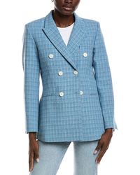 Sandro - Woven Suit Blazer - Lyst