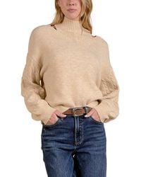 Elan - Turtleneck Wool-Blend Sweater - Lyst