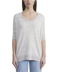 Lafayette 148 New York - Oversized Scoop Neck Sweater - Lyst