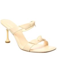 Alexandre Birman - Clarita Square Flare 85 Leather Sandal - Lyst