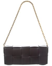 Bottega Veneta - Intrecciato Mini Leather Shoulder Bag - Lyst