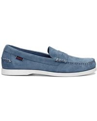 Sebago - Dan Boat Flesh Out Leather Boat Shoe - Lyst