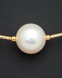 Italian Gold - 18k Pearl Choker Necklace - Lyst
