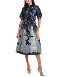 Teri Jon - Floral Print Dress - Lyst