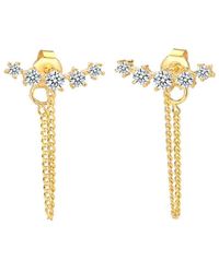 Gabi Rielle - 14k Over Silver Cz Star Crystal Drop Studs - Lyst