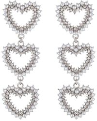 Eye Candy LA - The Luxe Collection Pearl Qora Earrings - Lyst