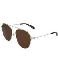 Alexander McQueen Unisex Am0212sa 62mm Sunglasses - Brown