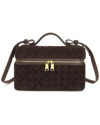 Tiffany & Fred Paris - Woven Suede Leather Camera Bag - Lyst