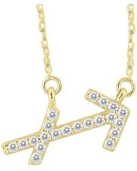 True Diamond - 14k 0.15 Ct. Tw. Diamond Necklace - Lyst