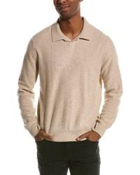 Vince - Boiled Cashmere Johnny Collar Sweater - Lyst